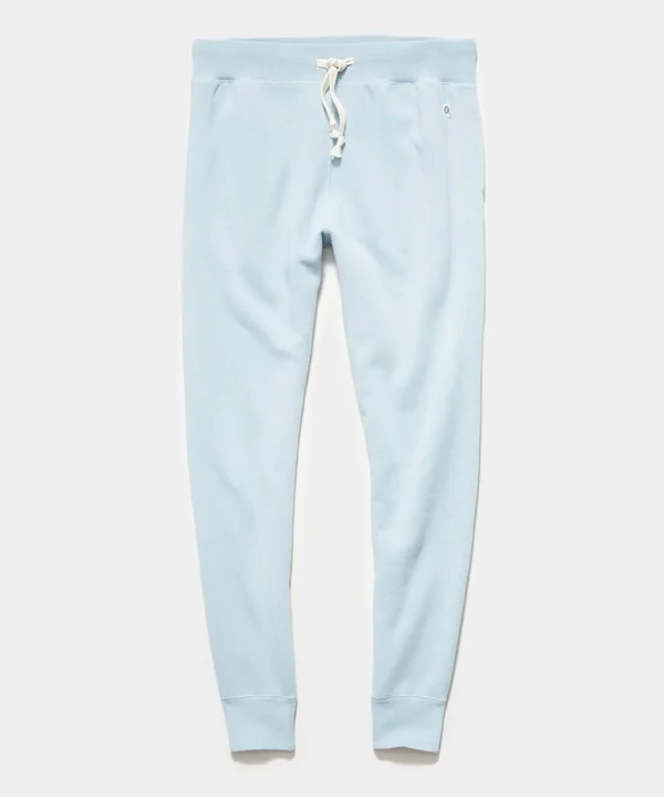 Midweight Slim Jogger Sweatpant in Powder Blue