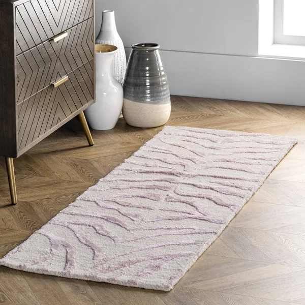 nuLOOM Hand Tufted Plush Zebra Area Rug, Size: 6' x 9'