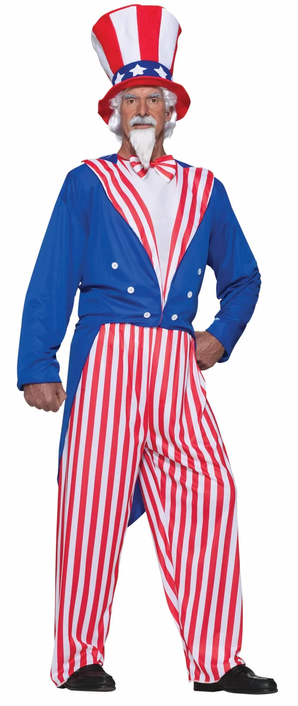 Adult Plus Size Uncle Sam Costume