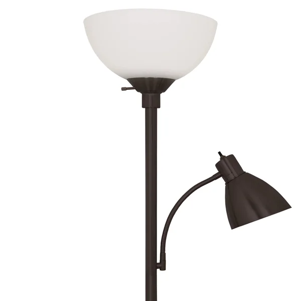 Light Accents Stella Floor Lamp for Living Rooms - Metal Standing Pole Lamp with Reading Light- Office and Bedroom, Bright Readi
