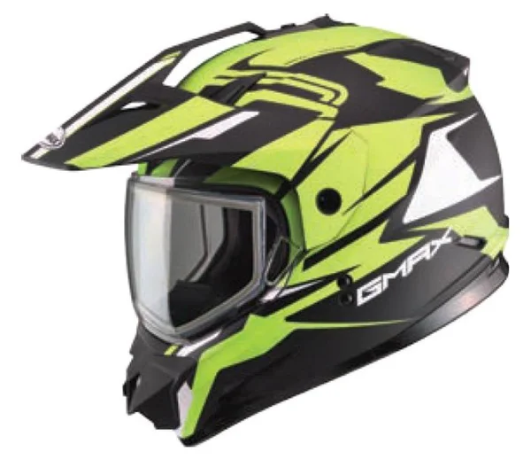 GMAX Gm11s Vertical Hi-Viz Snow Sport Helmet