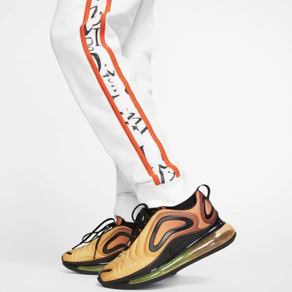 Nike Big Boys Sportswear Jogger Pants - White/Team Orange