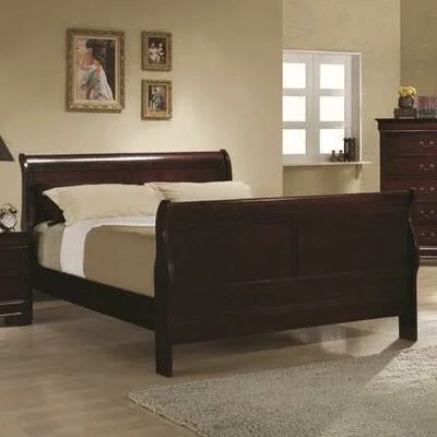 Daleyza Traditional Wood Sleigh Bed Alcott Hill Size: Full
