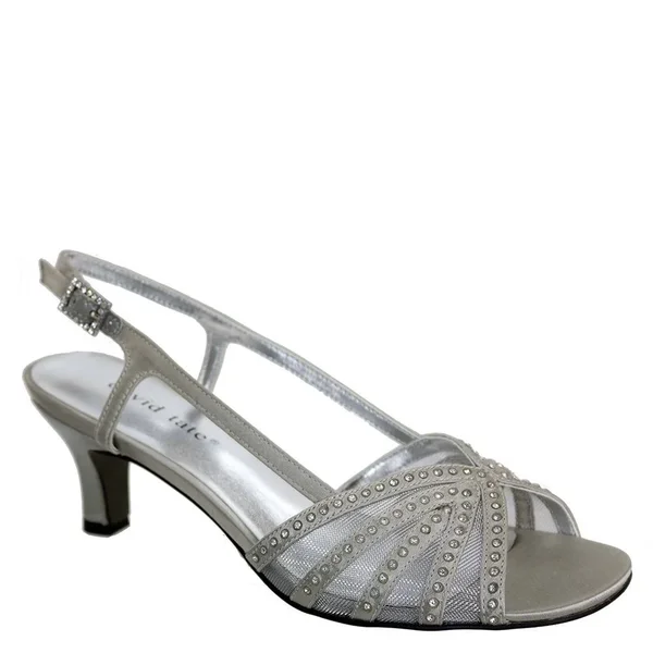 David Tate Women's Sizzle Slingback, Size: 6.5, Silver