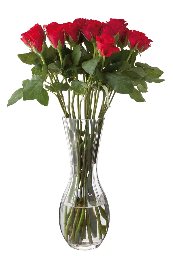 Dartington Crystal Florabundance Rose Vase