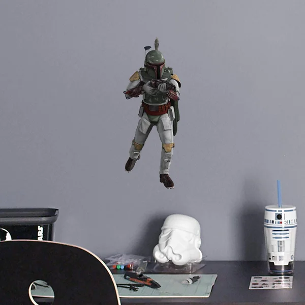 Fathead Boba Fett- X-Large Officially Licensed Star Wars Removable Wall Decal, Size XL