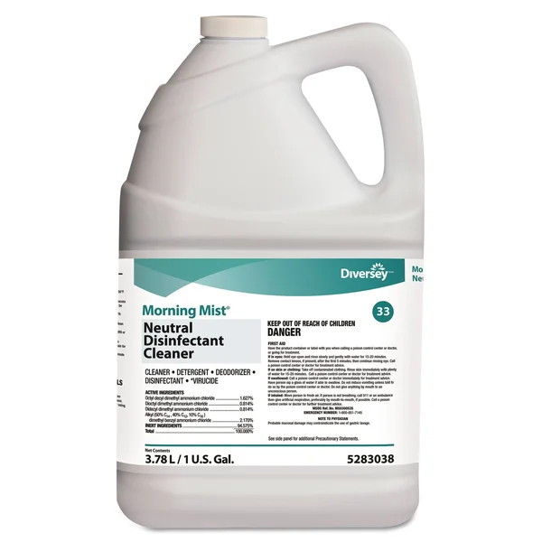 Morning Mist Neutral Disinfectant Cleaner - Fresh Scent, 1 Gal Bottle