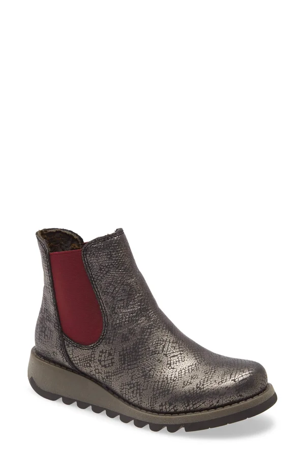 Fly London Salv Leather Bootie