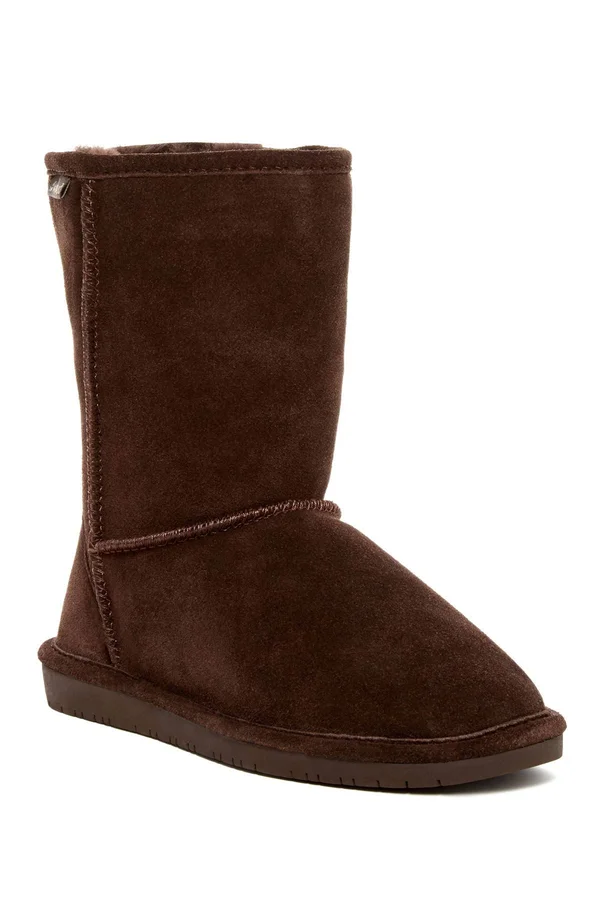 Bearpaw Emma Short Boot - Women's Chocolate - 10.0