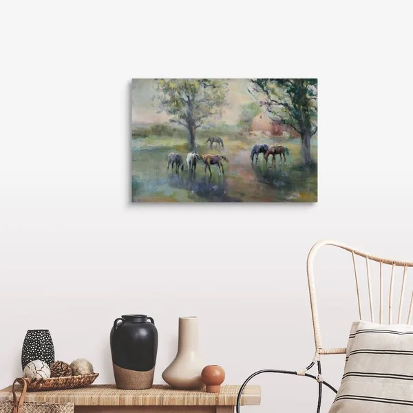 Daybreak on The Farm, Canvas Wall Art, 30x20, Great Big Canvas