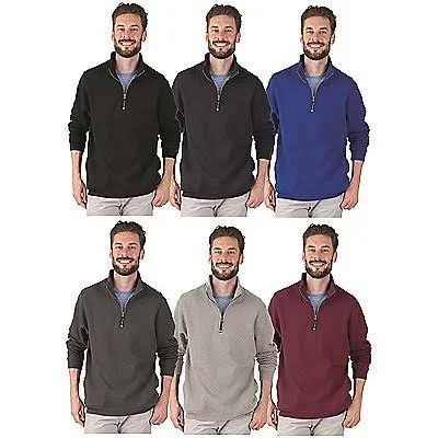Charles River Apparel Crosswind Quarter Zip Sweatshirt Aqua 4XL