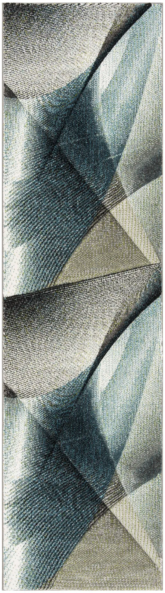 Safavieh Hollywood HLW715D 6&7x22 x 6&7x22 Square Grey - Teal Area Rug