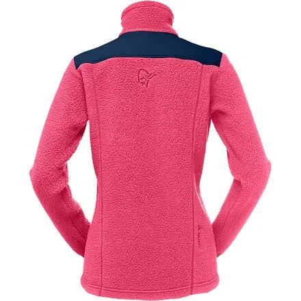 Norrona Trollveggen Thermal Pro Jacket - Women's Honeysuckle/Indigo Night - M