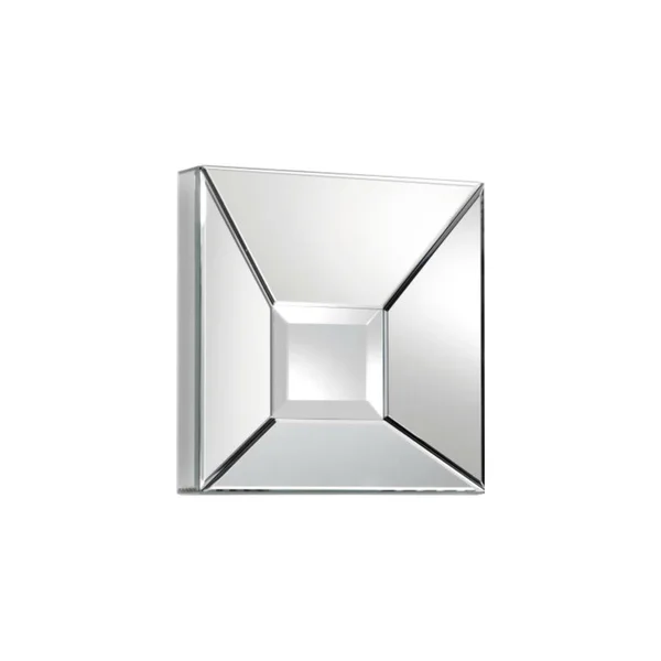 Pentallica Square Mirror, Cyan