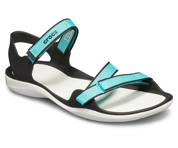 Crocs Swiftwater Sandals Webbing Sandal (Pool - White) Women