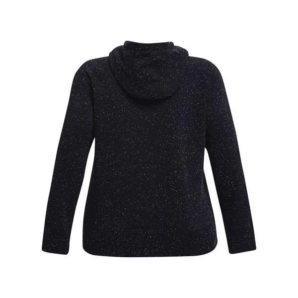 Under Armour Women's Rival Fleece Logo Hoodie - Black, 3X
