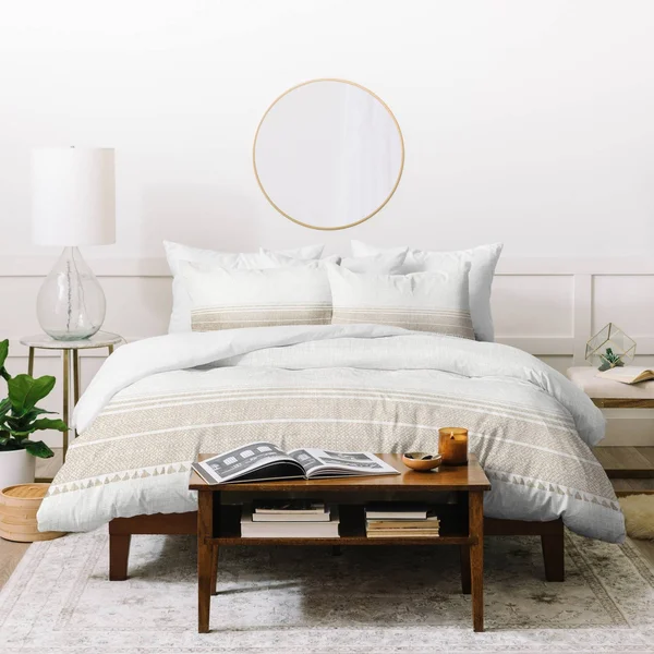 Deny Designs Holli Zollinger French Linen Tassel King Duvet Set - Multi
