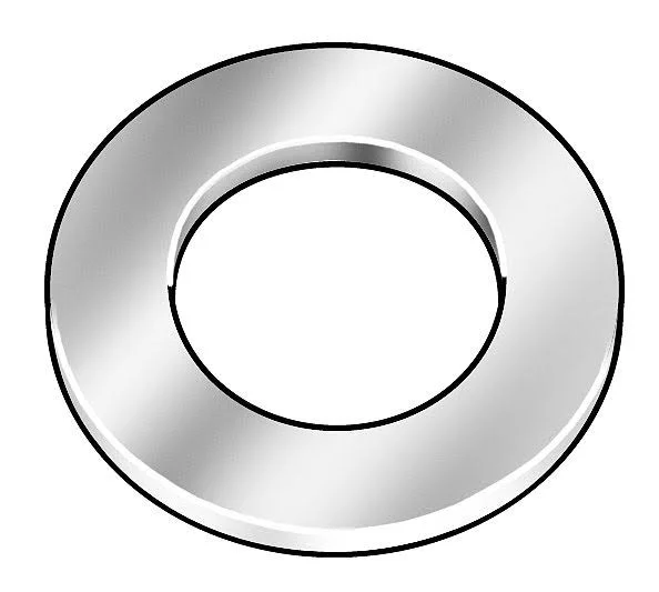 Zoro Select P45015-Pg SAE Washer, 1-1/4x22 Bolt, st, 2-1/2x22 Od, pk50