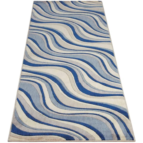 Nourison Somerset Runner ST81 Area Rug - Ivory/Blue, 2&3x22 x 8&