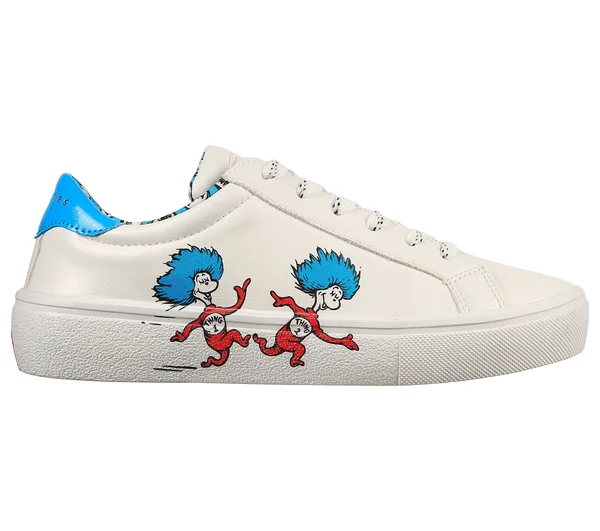 Skechers Dr. Seuss: Goldie 2.0 - Two Things White - Blue 9.0