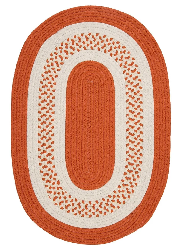 Colonial Mills Crescent - Orange 5&x7&