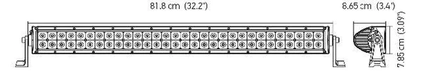 Hella 357208201 ValueFit 32x22 LED Sport Combo Light Bar