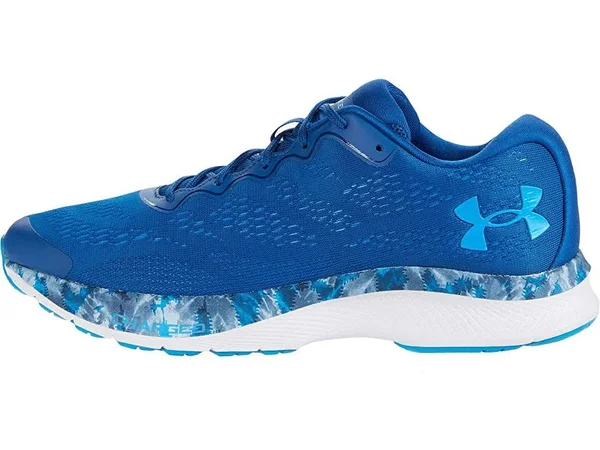 Under Armour Men's Charged Bandit 6 Camo Running Shoes - Blue - 14