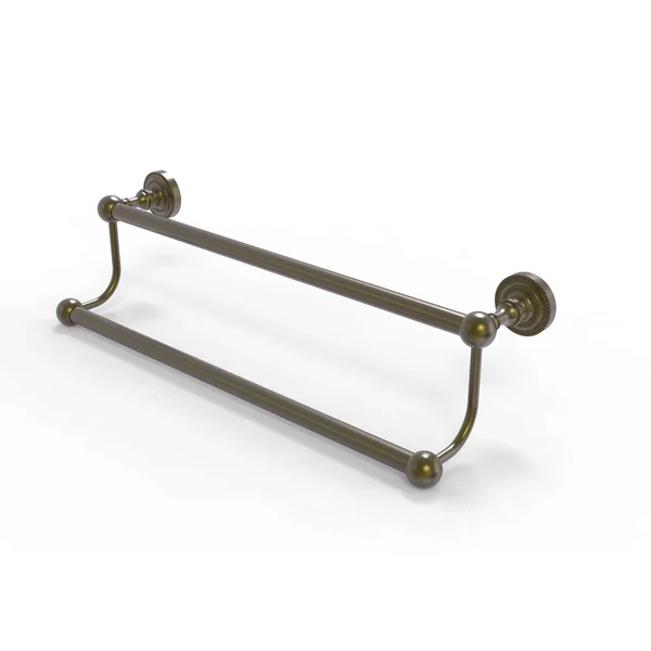 Allied Brass Dottingham Collection 18 inch Double Towel Bar Antique Brass