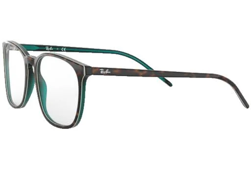 Ray Ban RX5387 Eyeglasses - 5974 Top Brown Oh Havana Green Tras
