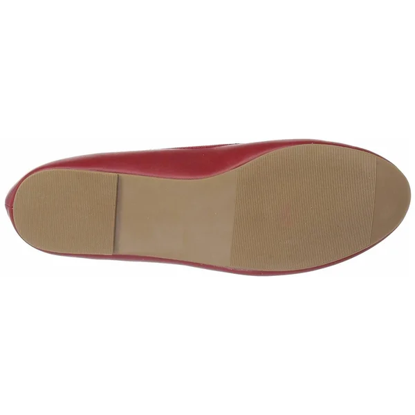 Journee Collection Vika Ballet Flat, Women's, Red, Size 8.5, Flats, Ballet