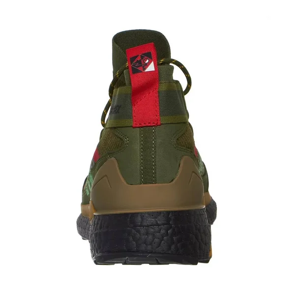Adidas Terrex Free Hiker Blue Walking Shoes - Red/Brown/Green - 10