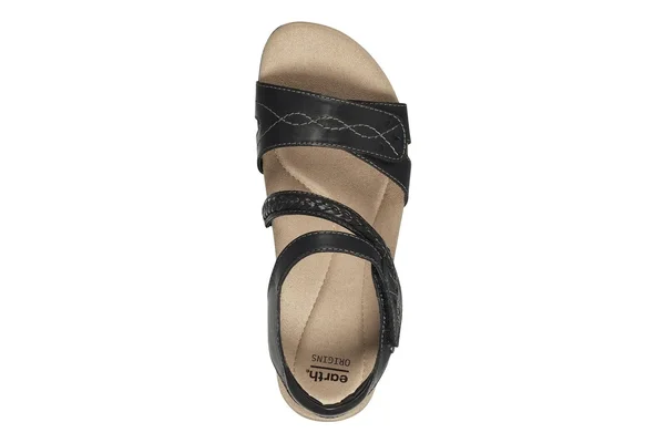 Earth Origins Bria Women's Sandals - Size: 6 Wide, Black
