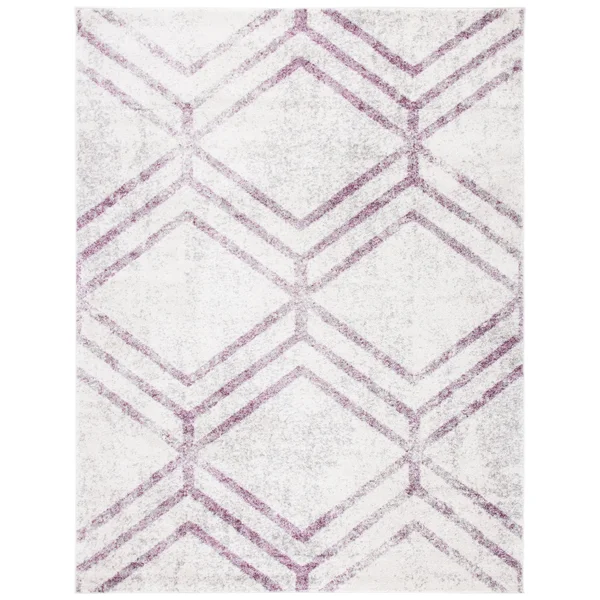 Safavieh Adirondack Rug Collection ADR253H - Black, Ivory - 6& x 6& Square