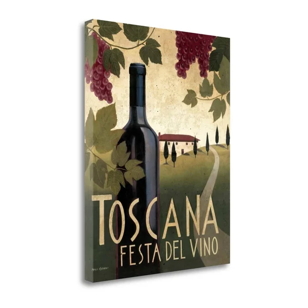 32x22 x 26x22 Wine Festival I by Marco Fabiano Fine Art Giclee Print