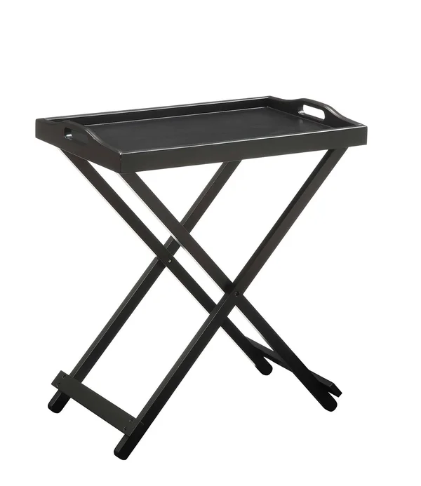 Convenience Concepts 239900BL Designs2Go Folding Tray Table, Black
