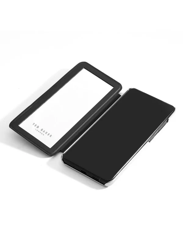 Ted Baker SKYLIA Mirror Case for iPhone 11 - Sandalwood - Black Silver