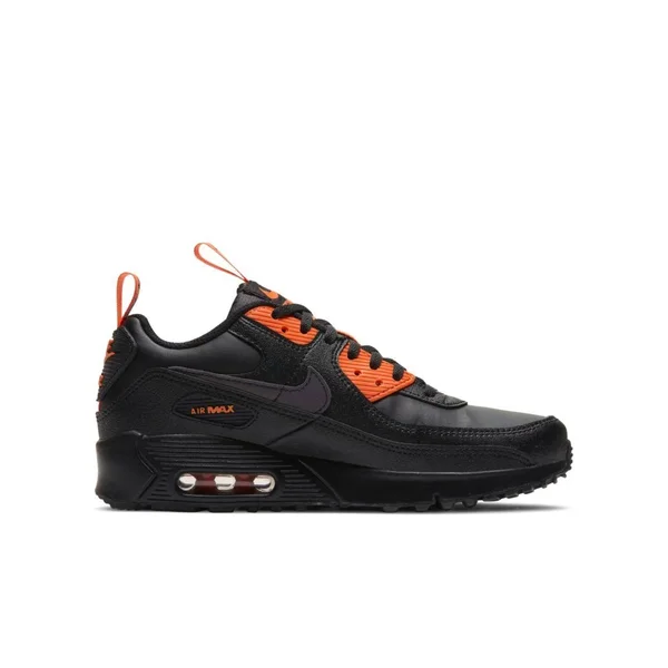 Nike Air Max 90 SE Big Kids& Shoes in Black - Size: 4Y, CT5231-001