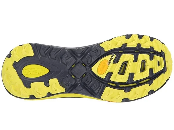 Hoka Women's Evo Mafate 2 Trail Running Shoes in Cyan/Citrus, Size 5.5