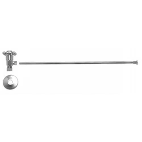 Mountain Plumbing MT4820X-NL/TB Cross Handle Toilet Angle Supply Kit - Tuscan Brass