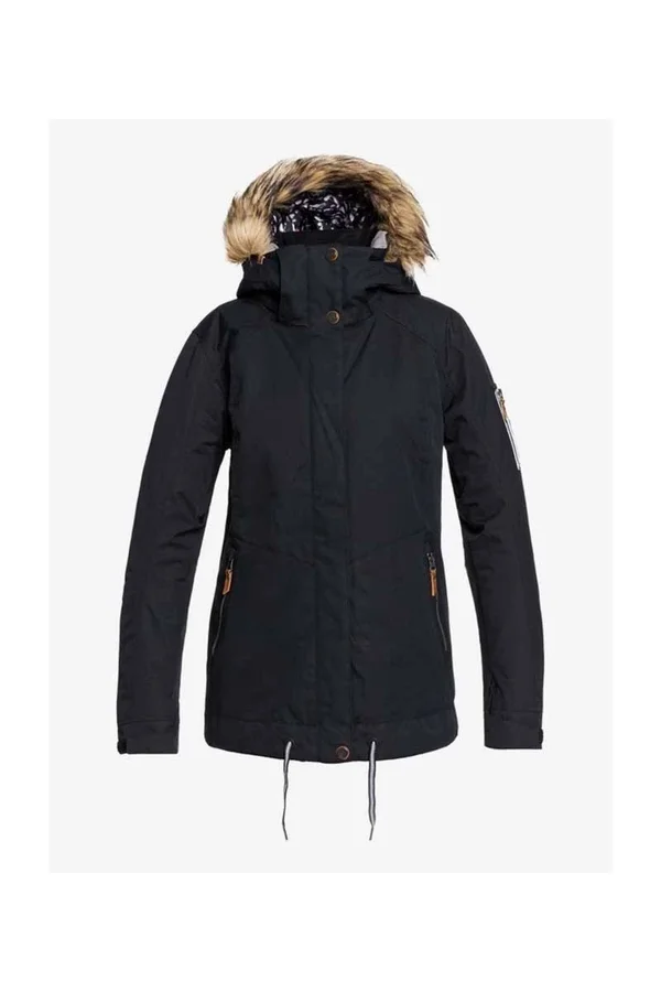 Roxy True Black Meade Womens Snowboarding Jacket, Fall 2018