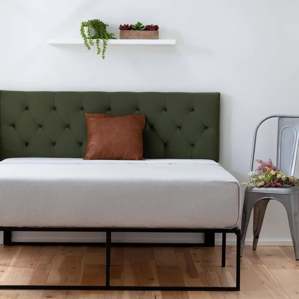 Brookside Jane Adjustable Velvet Upholstered Headboard - Green - Twin
