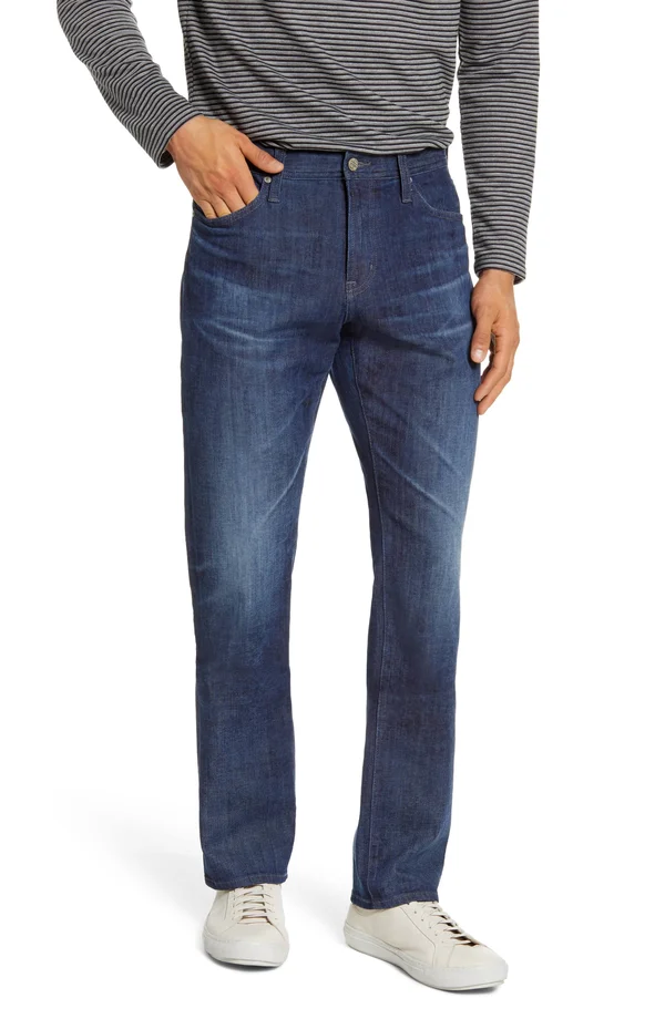 Men's Ag Everett Slim Straight Leg Jeans, Size 36 - Blue