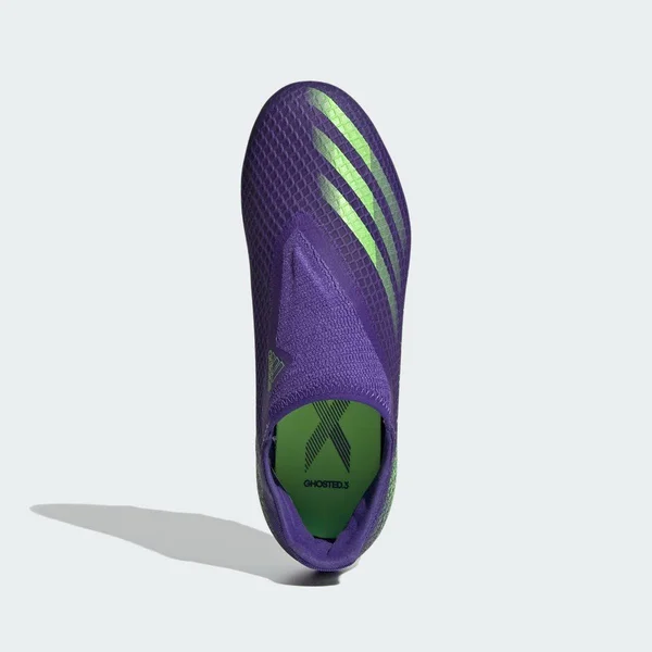 Adidas Kids x Ghosted.3 Laceless FG Energy Ink/Signal Green 6