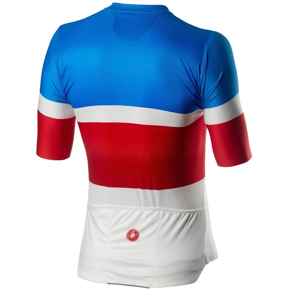 Castelli Milano Short Sleeve Jersey - Men's White - XL