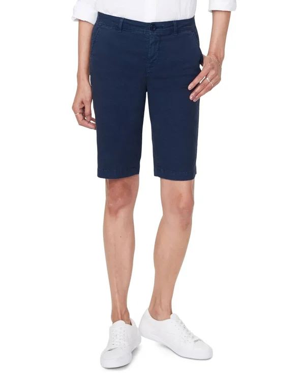 Nydj Women's Bermuda 11 inch Shorts in Evening Tide, Regular, Size: 2
