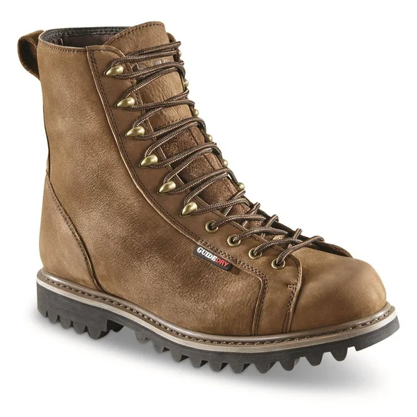 Guide Gear Men's 8x22 Waterproof Insulated Lace-to-Toe Boots - 400-gram