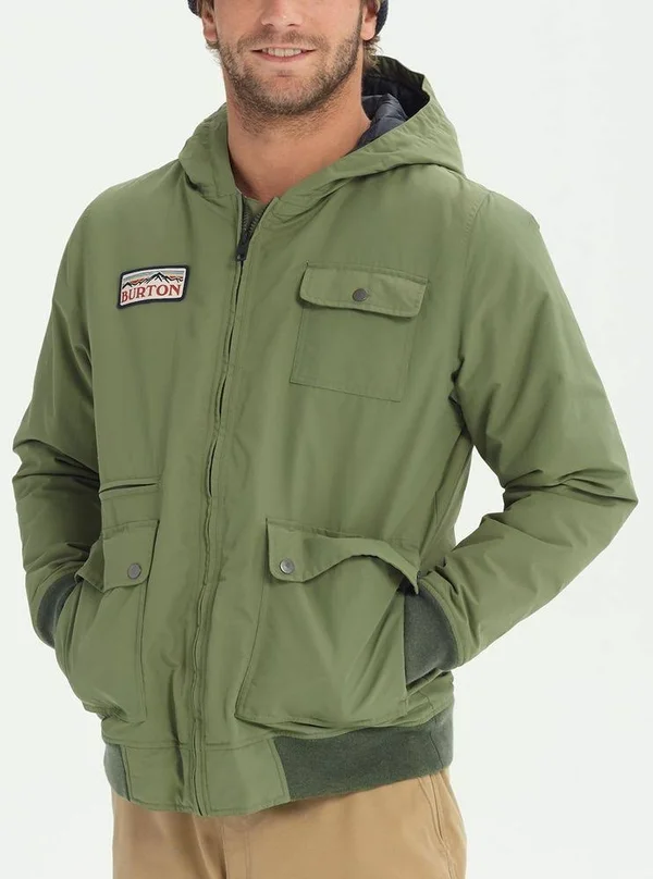 Burton Men's Banyon Bomber Jacket - Large - Clover