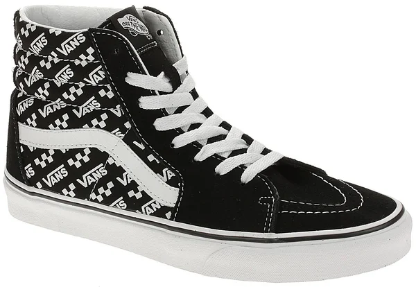 Vans Logo Repeat Sk8-Hi Black/True White