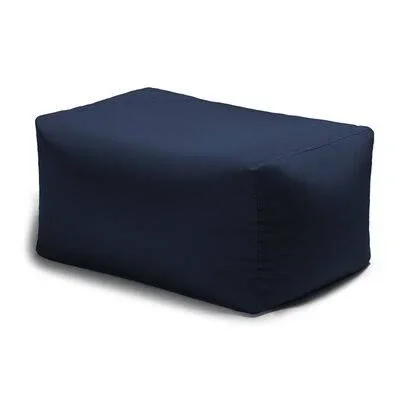 Maarten Outdoor Ottoman Hashtag Home Cushion Color: Navy