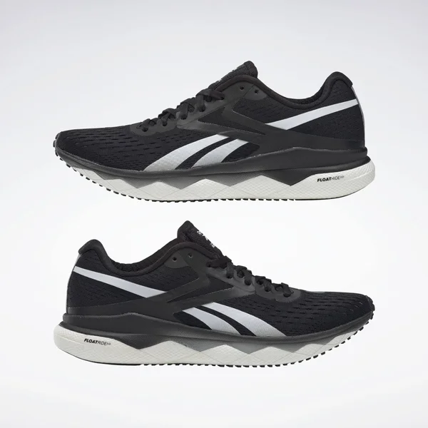 Reebok Floatride Run Fast 2.0 Sneaker - Black/Grey/White, 6